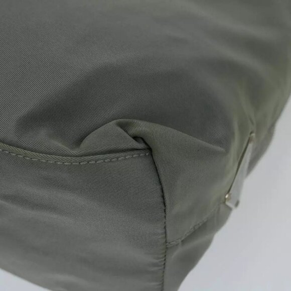 PRADA Shoulder Bag Nylon Khaki Auth - Picture 15 of 16